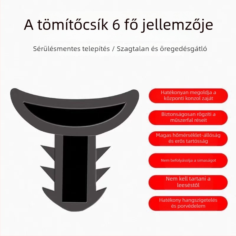 Autó központi műszerfal hangszigetelő szalag, belső első szélvédő burkolathoz
