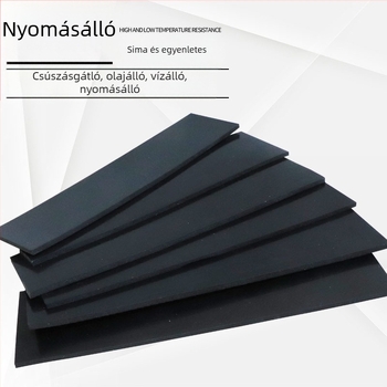 Nitril olajálló gumicsíkok, magas rugalmassággal, ütéscsillapító és tömítő csíkok izolációs lemezek feldolgozásához