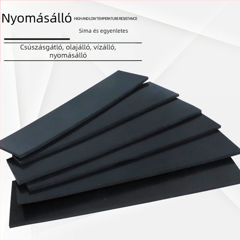 Nitril olajálló gumicsíkok, magas rugalmassággal, ütéscsillapító és tömítő csíkok izolációs lemezek feldolgozásához