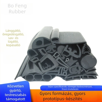 Személyre szabott EPDM tömítő szalagok, öregedésálló, ütésvédő szalagok, tűzálló, speciálisan formált EPDM gumiszalagok