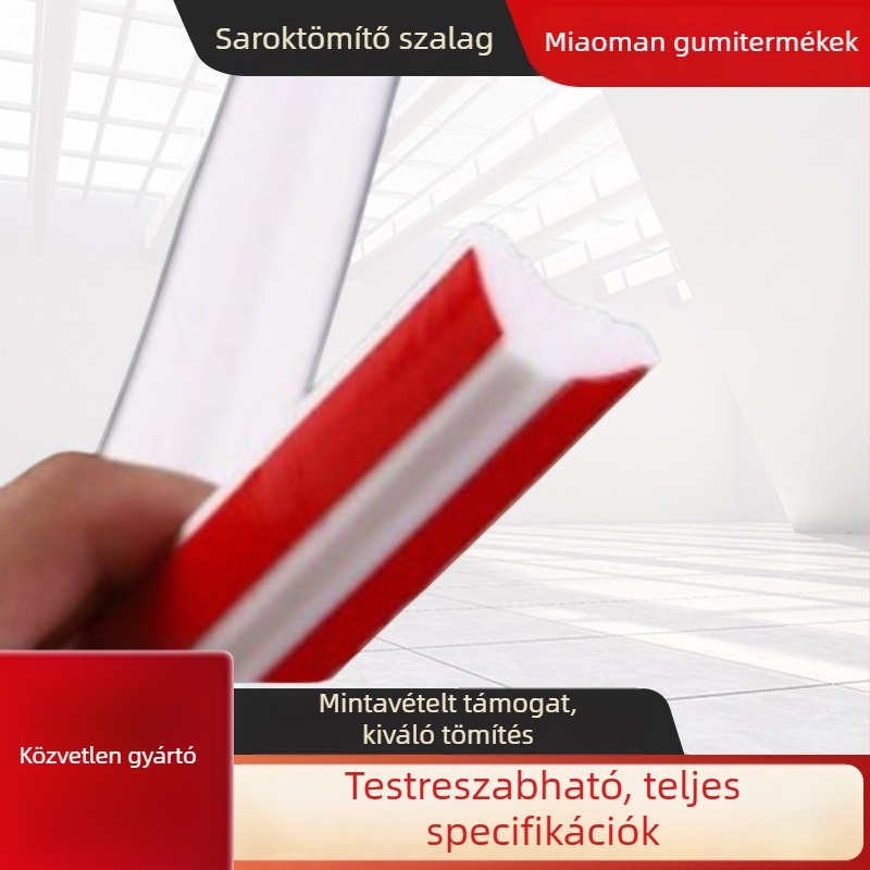 Önként rögzíthető belső sarok tömítőcsík – háromszög alakú dekoratív vízálló tömítőszalag