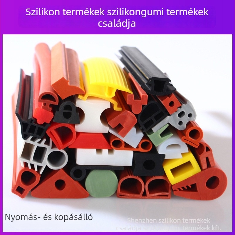 Nagyhőmérsékletű szilikon tömítőszalag vákuumos tunel-sütőhöz, 250°C