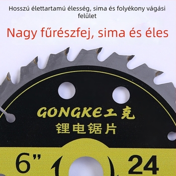 Li-ion akkumulátoros ultra vékony fűrészlap faipari használatra, hordozható sarokcsiszolóhoz, 5, 5,5 és 6 hüvelyk méretek