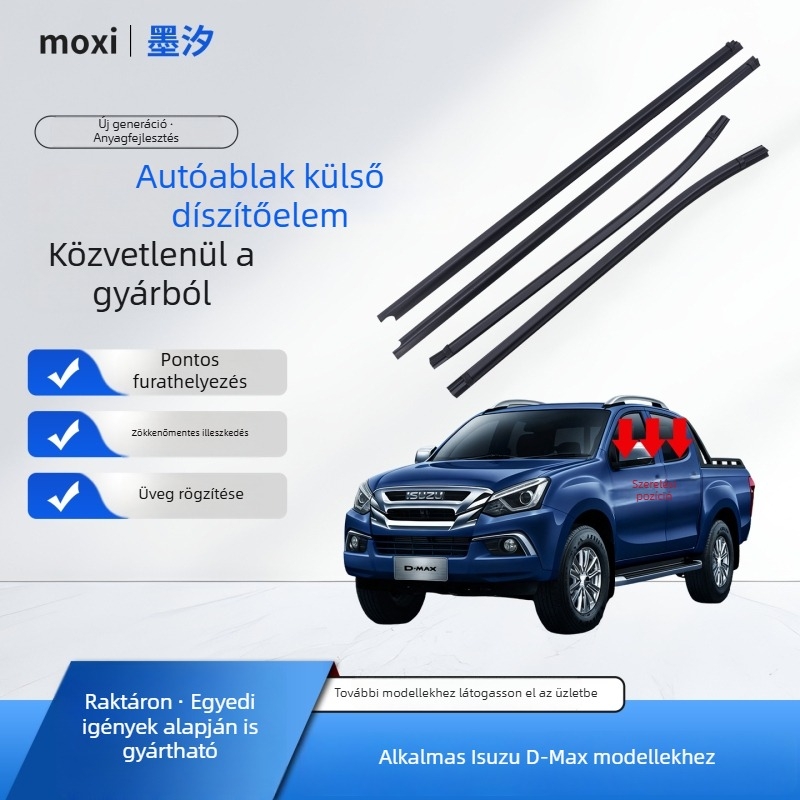 Gumi ajtó- és ablakkeret szigetelő csík D-Max 04-11-hez