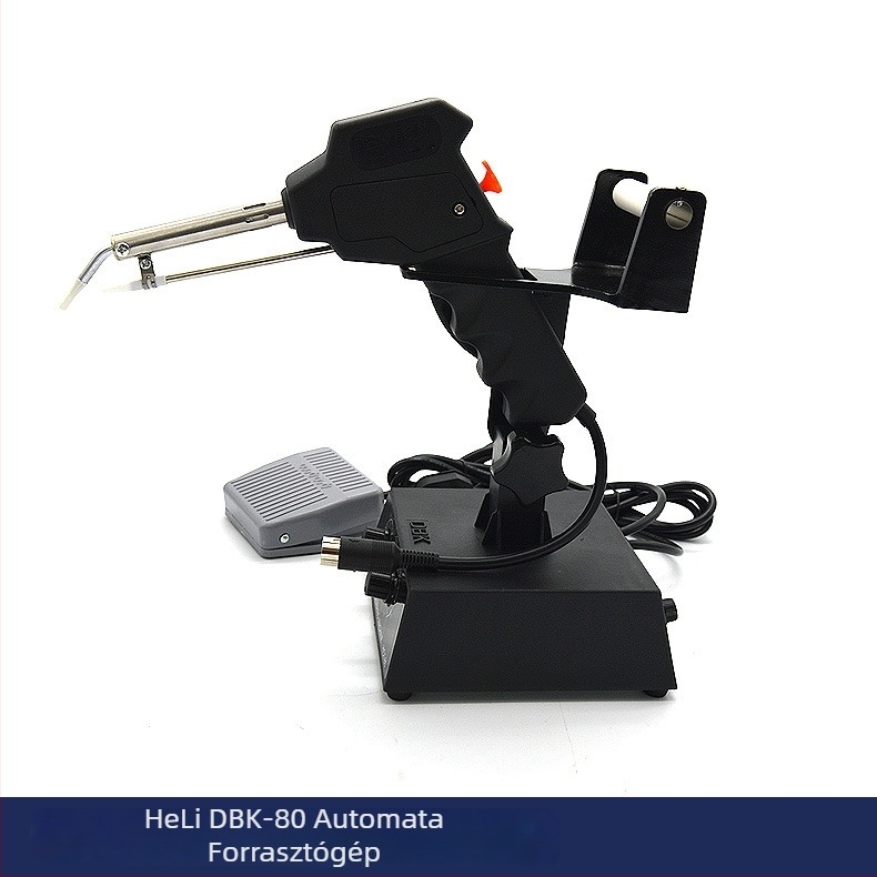 DBK-80 Pisztoly-formájú automata forrasztóállomás, 80W-os elektromos forrasztó és automatikus ónadagolással