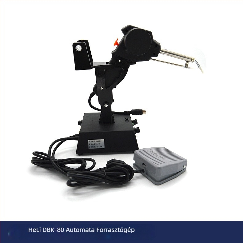 DBK-80 Pisztoly-formájú automata forrasztóállomás, 80W-os elektromos forrasztó és automatikus ónadagolással