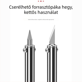 Fejlesztett kettős funkciójú kerti fűtőeszköz háztartási használatra: cserepek lyukasztása, elektromos forrasztóvas és gyártási és vágási eszköz