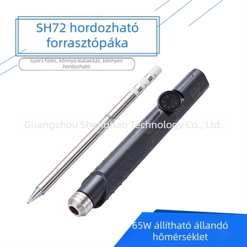 SH72 Hordozható mini forrasztópáka, 65W, állítható 220–400°C