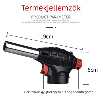 Fordított lángfúvófej hegesztéshez és grillezéshez