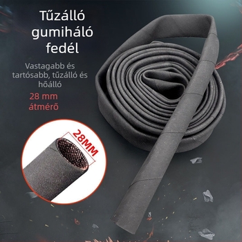 28 mm átmérőjű égésálló bőrből készült külső burkolat argon ívhegesztéshez és plazmavágáshoz