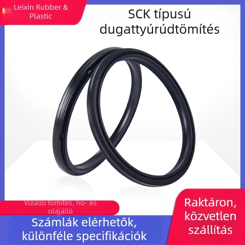 SCK olajzáró tömítés dugattyú rúdhoz, porvédő tömítés SCK-18/20/25/28/30/32/35/40/45/50