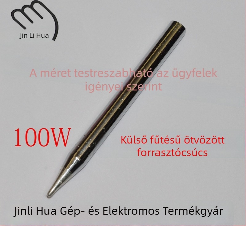 Golden Flower ötvözet forrasztóhegy, 100W, hegyes külső fűtés, állandó hőmérséklet