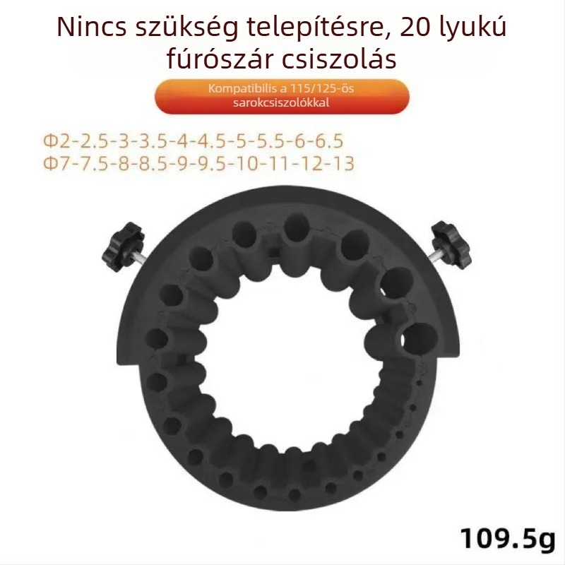 Fúrófejek élező eszköze és fúrófej-tartó sarokcsiszolóhoz, új modell