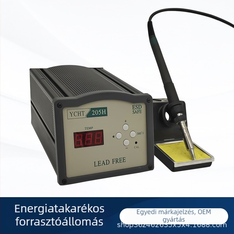 Állandó hőmérsékletű forrasztóállomás, magas frekvenciájú, ólommentes, modell 205