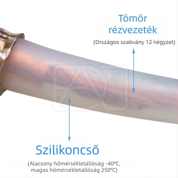 QQ150A TIG hegesztőpisztoly szilikoncsővel, hőálló vastag kábel, 12 mm² rézmag