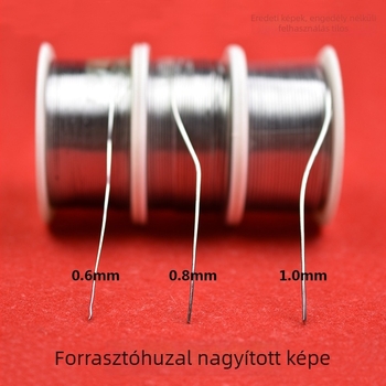 Rozsinmagos forrasztódrót ólom-tin ötvözet, 0.5/0.8 mm, alacsony olvadáspont, magas tisztaság