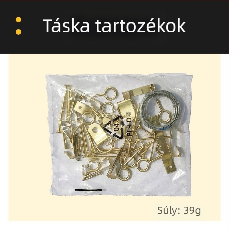 Többfunkciós vízszintmérő és keretfüggesztő eszköz fotókeretekhez, famegmunkáláshoz, precíz falra igazítás és fúrás rögzített pontoknál
