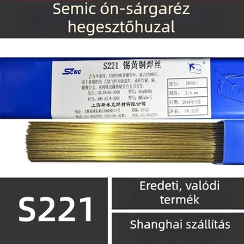 Smick S221 Cu-Sn ötvözet huzal SCu6810A réz-alapú hegesztőhuzal argon ívhegesztéshez