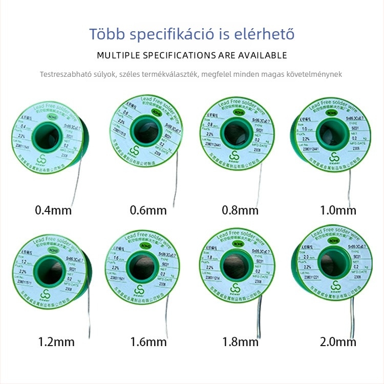 Xingwei ólommentes forrasztódrót rosinmaggal, 3,5%-os, 1000 g automata forrasztógépekhez