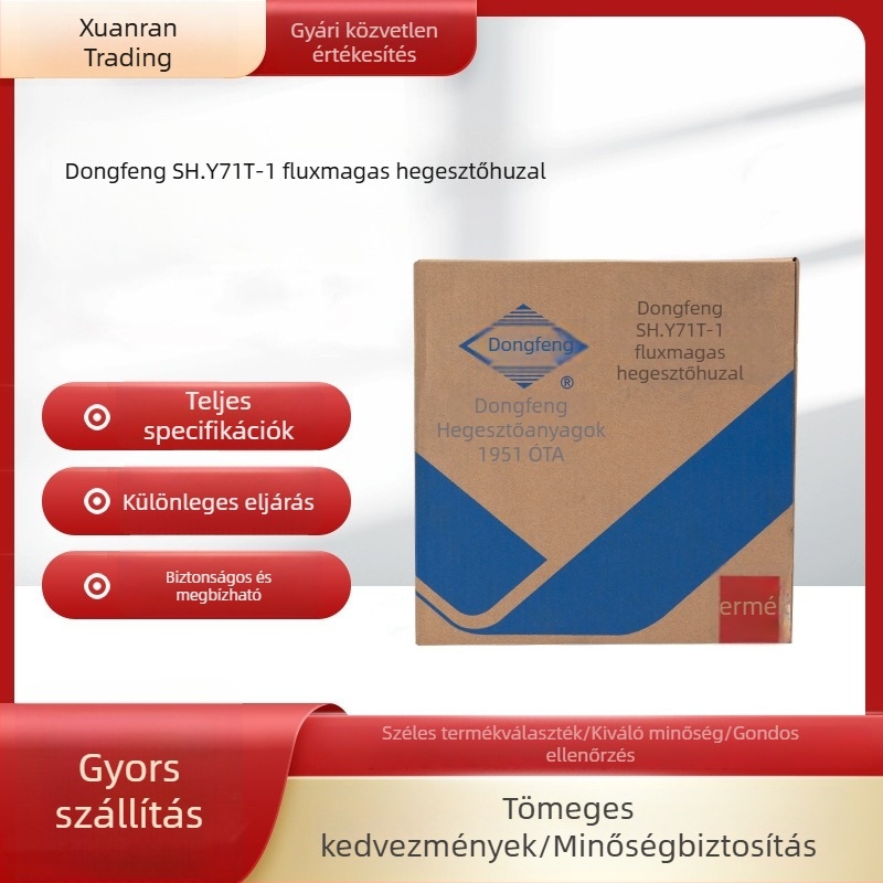 Dongfeng Sh.Y71T-1 Gázzal védett fluxkord huzal 1.2/1.6 mm
