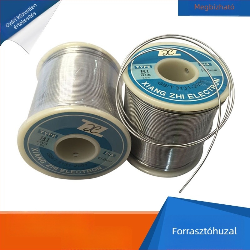 Forrasztó huzal 0,8 mm, 45/55 ötvözet, rozinnal töltött mag, ón-ólom