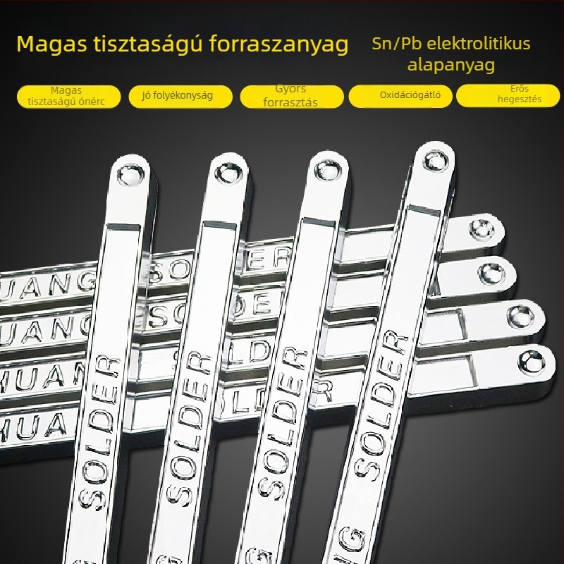 Ólmentes forrasztó rúd hullámszerű forrasztáshoz, magas tisztaságú ón öntvény, alacsony olvadáspontú ón blokk elektronikaihoz
