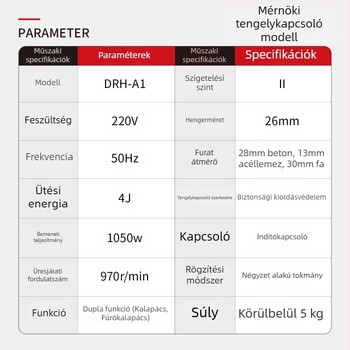 Delixi Elektromos Kalapács Fúró Betonhoz – Magas Teljesítményű, Többfunkciós Otthoni Használatra