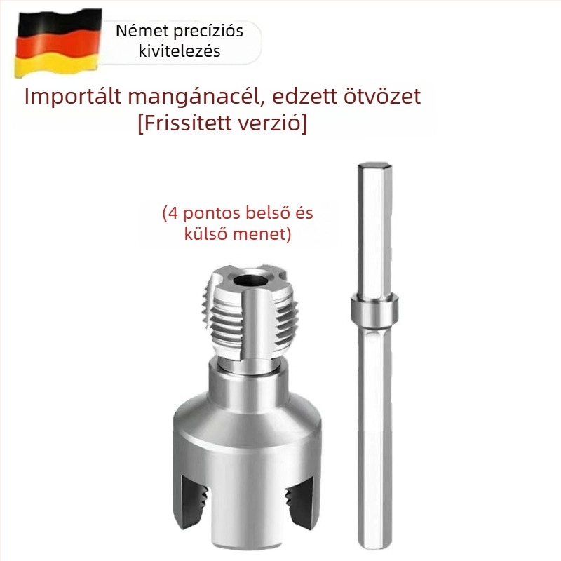 PVC cső belső és külső menetkészítő eszköz – univerzális PPR csőmenetkészlet, 1/2 és 3/4 hüvelyk