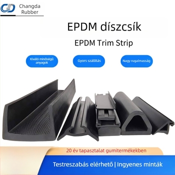 EPDM gumitömítőcsíkok termoszeparációs alumínium profilokhoz – hangszigetelő és porálló tömítések ajtók és ablakok számára