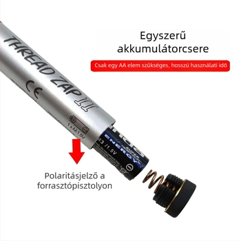 Frissített kézben tartható elektromos forrasztóvas forró vágáshoz és huzal égetéséhez; sokoldalú eszköz bőr szalaghoz, fonott zsinórhoz, huzaljavításhoz és gyors olvasztáshoz