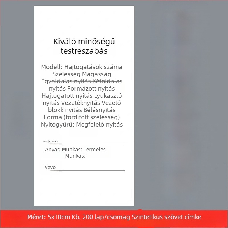 Nylon függöny mosható címke