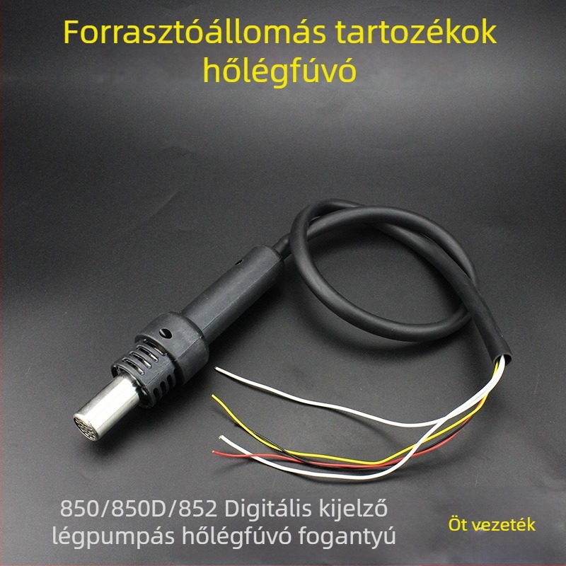 Forrólevegős forrasztó állomás markolat 850/852 – 3- és 5-vezetékes forrólevegős pisztoly kiegészítők