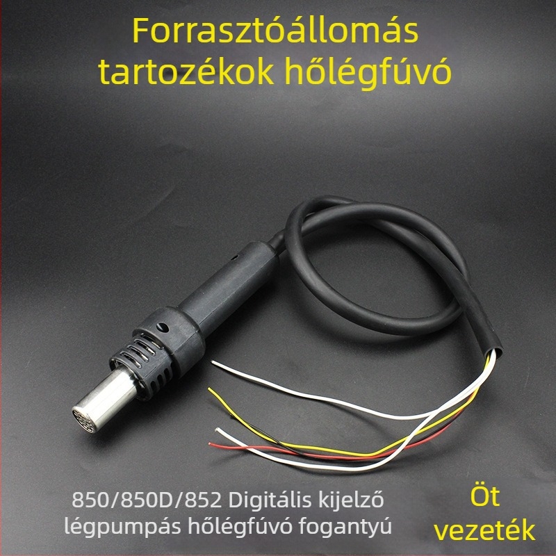 Forrólevegős forrasztó állomás markolat 850/852 – 3- és 5-vezetékes forrólevegős pisztoly kiegészítők