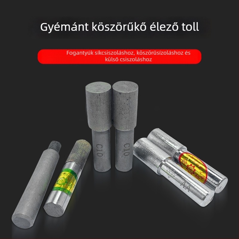 Gyémánt dresing toll csiszolókerékhez, hengeres gyémánt dreselő eszköz, éles és tartós