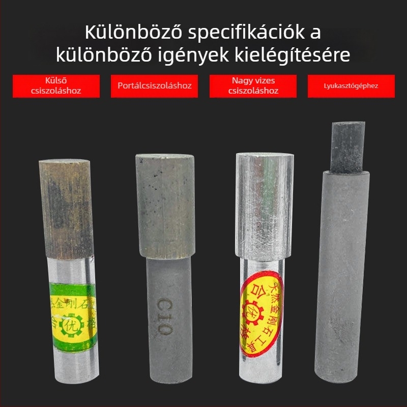 Gyémánt dresing toll csiszolókerékhez, hengeres gyémánt dreselő eszköz, éles és tartós