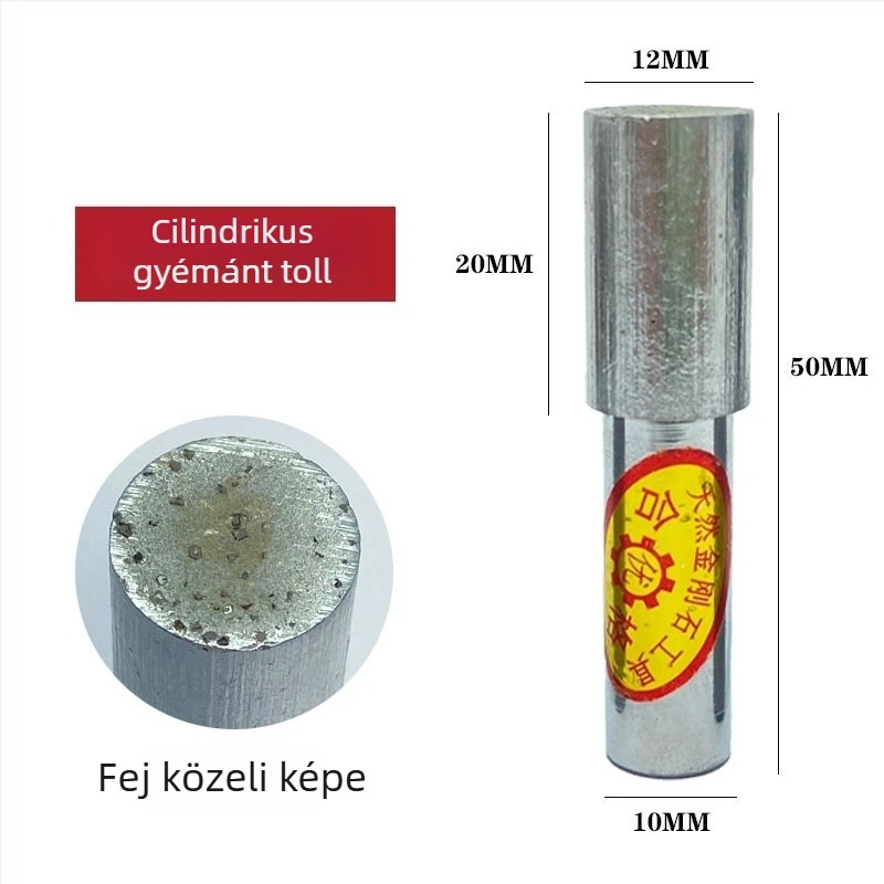 Gyémánt dresing toll csiszolókerékhez, hengeres gyémánt dreselő eszköz, éles és tartós