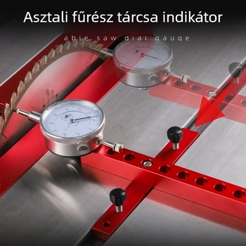 Asztali körfűrész dial indikátor a fűrészlap párhuzamosságának mérésére — Fengsen eszköz