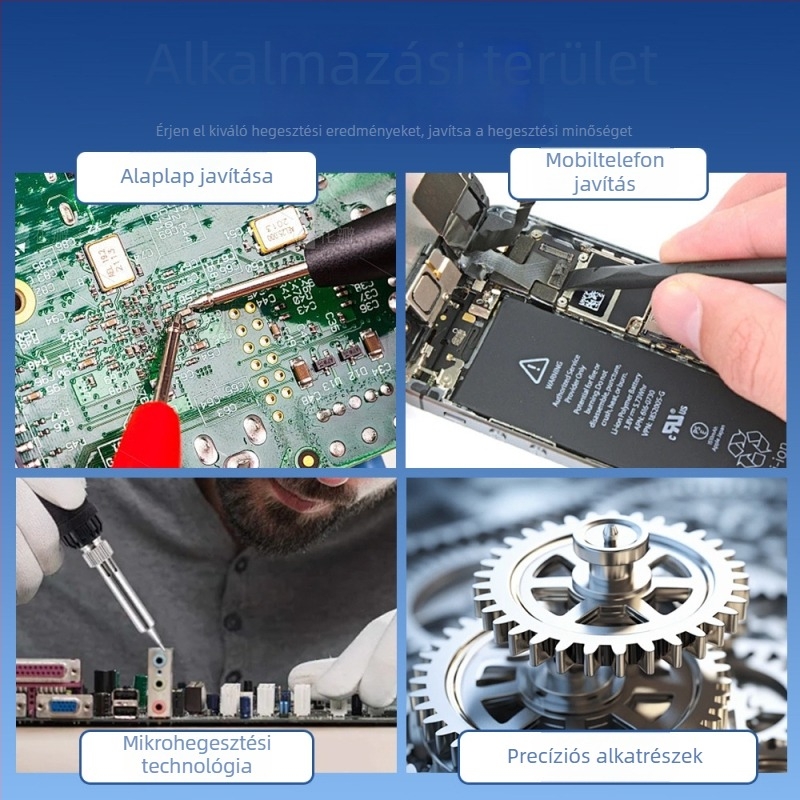 T12 forrasztóállomás univerzális segédtartóval, PCB nyomtatott áramkör laphoz rögzítő csipesz