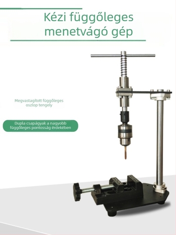 Kézi függőleges menetkészítő gép, állítható menetkulcs és kiterjesztett kar