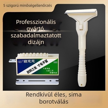 Sertés-, marha- és bárányhús szőr eltávolító spatula