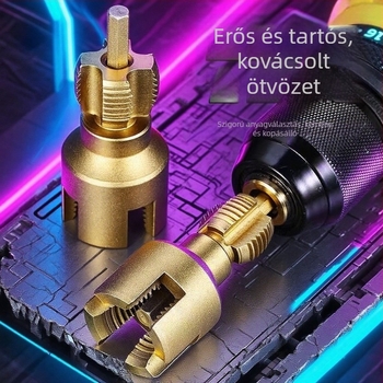 Magas szilárdságú acél csőmenetoló eszköz belső és külső menetekhez, csőmenetfúró eszköz, 1/2", 3/4" és 1"