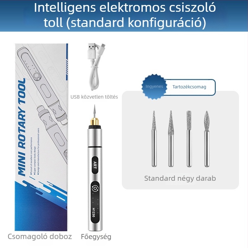 Vakee mini csiszoló elektronikai javításhoz, gravírozáshoz és polírozáshoz, chip csiszoláshoz és vágáshoz