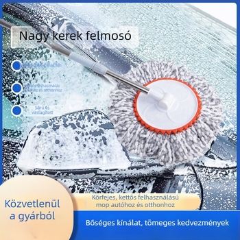 Puha sörtéjű autómosó kefé, hosszú teleszkópos nyéllel
