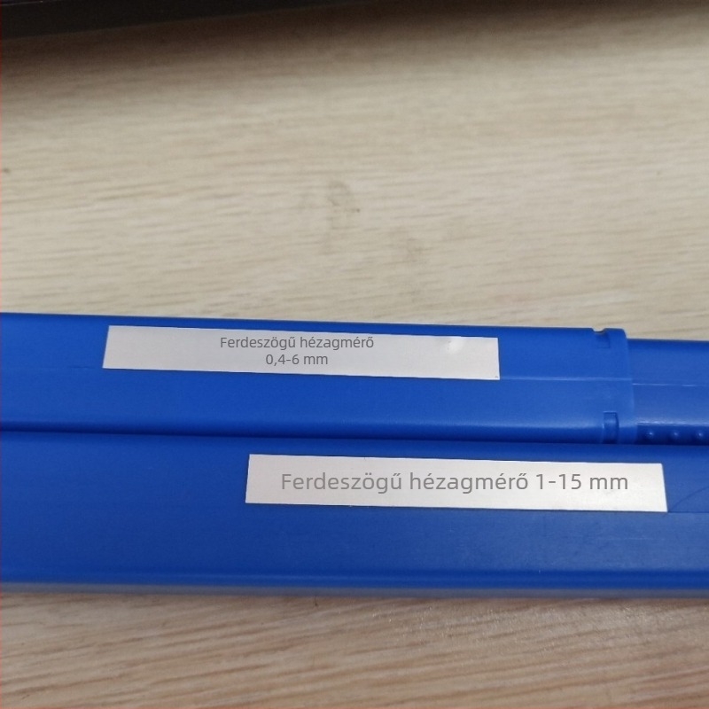 Pontos bevel gauge és wedge feeler gauge készlet hézagok mérésére