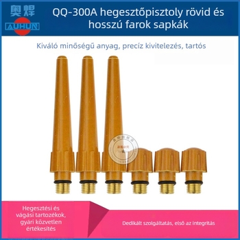QQ300A argon ívhegesztő pisztoly – heg, fogantyú és pisztolytest, hosszú és rövid végsapkák, fogyóanyagok és kiegészítők