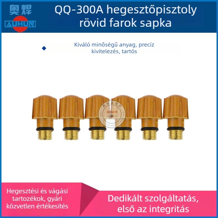 QQ300A argon ívhegesztő pisztoly – heg, fogantyú és pisztolytest, hosszú és rövid végsapkák, fogyóanyagok és kiegészítők