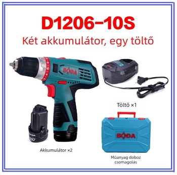 Broad 1201 Akkumulátoros fúró D2103-10L, lítium-mentes motor, 16V/21V
