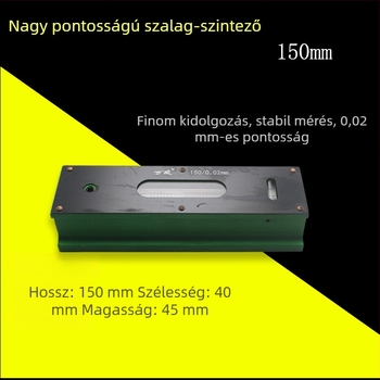 Ipari szintű szintmérő, szalag-keret, 0,02 mm, 100-150-200 mm