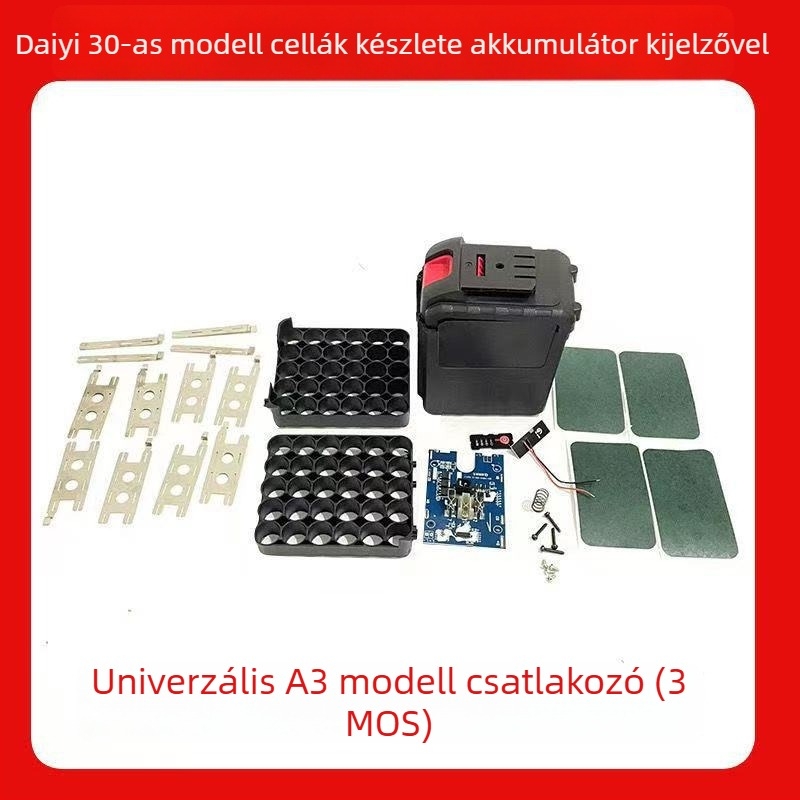 Dayi 30-cellás akkumulátor-ház elektromos kulcshoz, univerzális Li-ion akkumulátor-doboz 48V/88V/A3