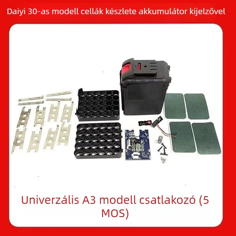 Dayi 30-cellás akkumulátor-ház elektromos kulcshoz, univerzális Li-ion akkumulátor-doboz 48V/88V/A3